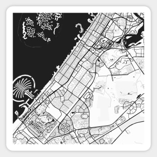 Dubai, United Arab Emirates - City Map! Sticker